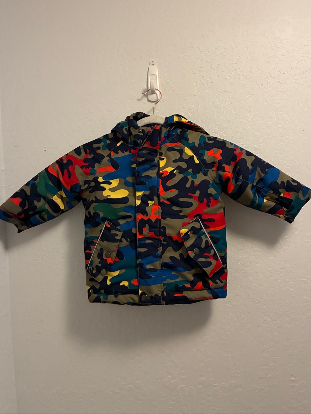 Hanna Andersson camo insulated winter jacket Size 3T